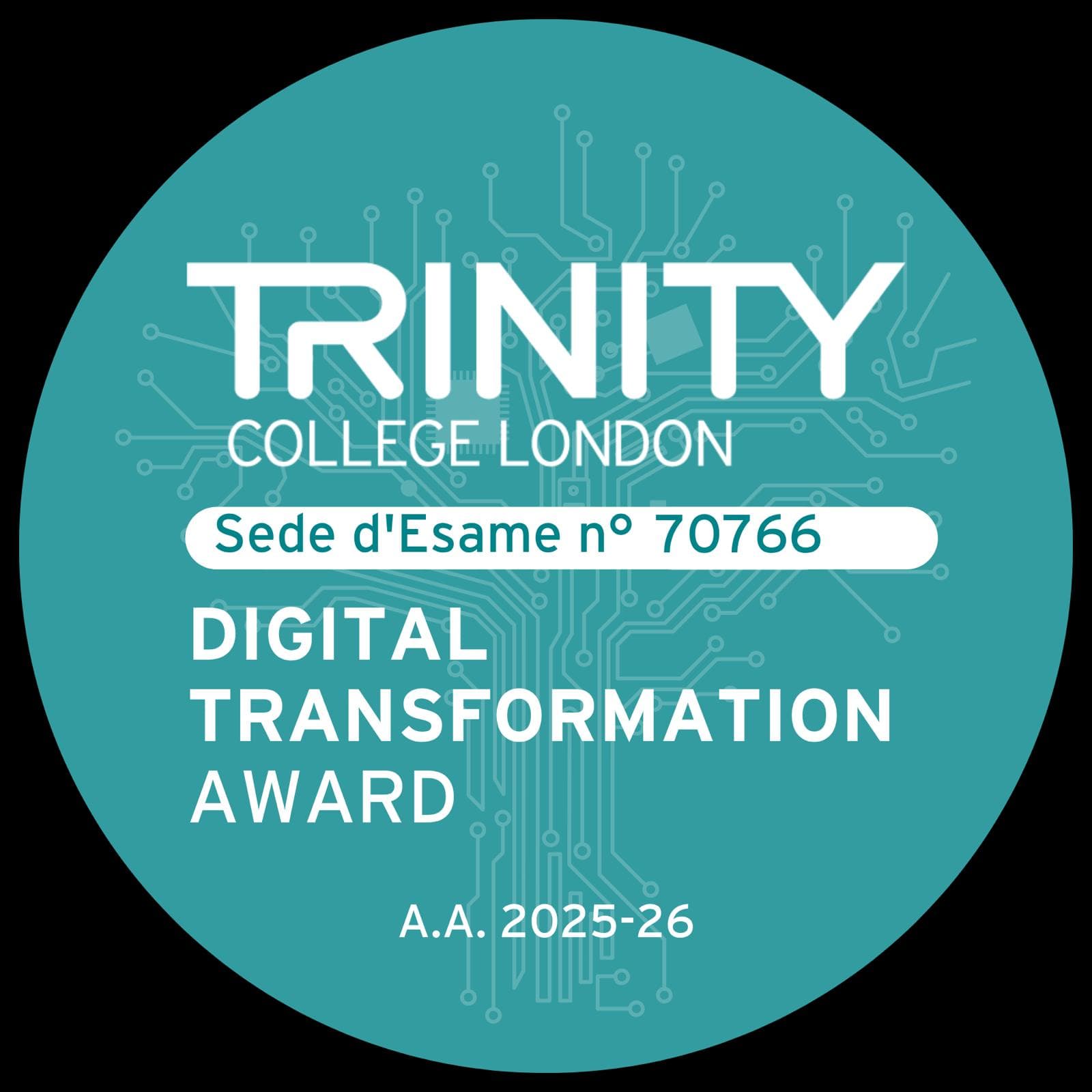 Trinity Digital Transformation Badge 2025-2026